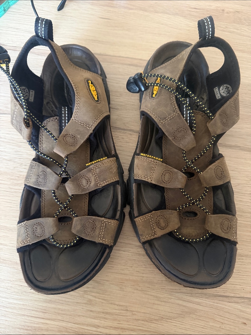 Keen Brown and Black Men's Outdoor Waterproof Sandals